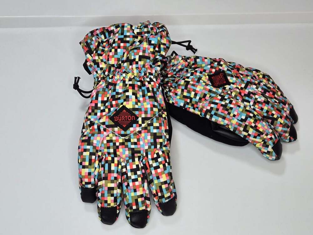 Burton Snowboard Gloves Pixelated Multi Color - Large